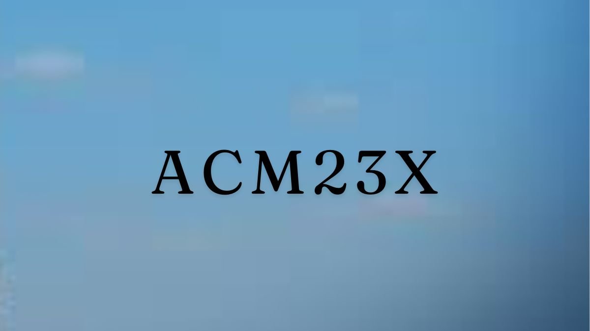 amazons acm23x